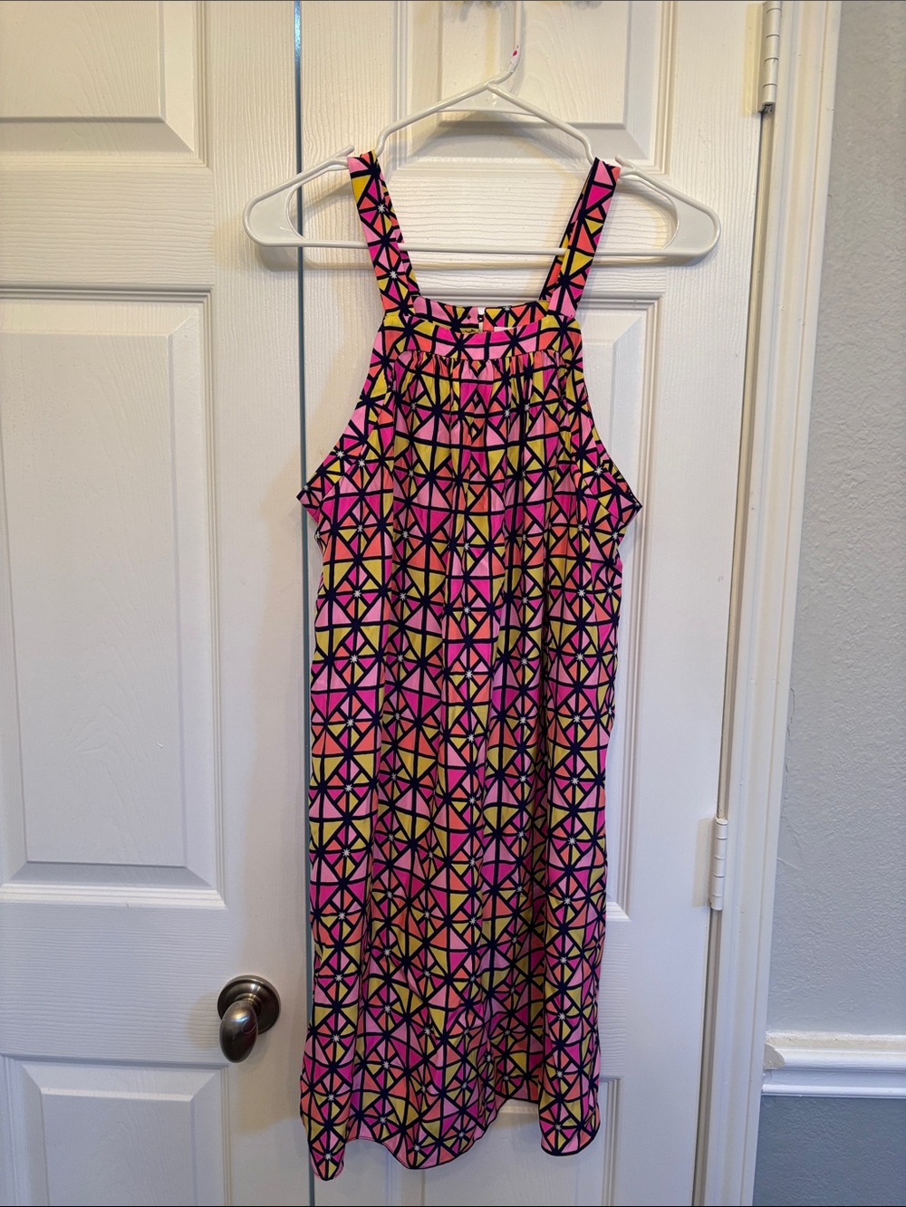 Alice & Trixie Pink Geometric Print Sundress